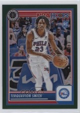 2023-24 Panini NBA Hoops Premium Stock Green Prizm 9/75 Terquavion Smith #50 2l4