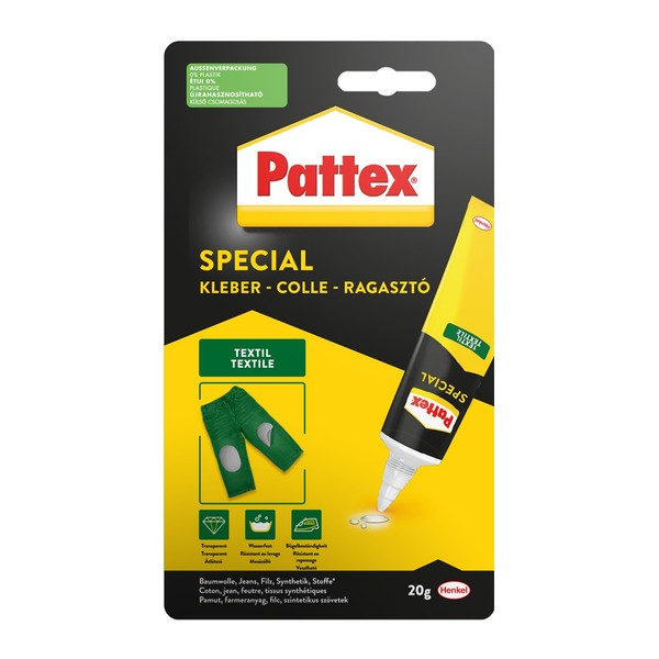 6X H. Pattex Sonstige 9H PXST1 Spezialkleber Pattex Textil 20G-image