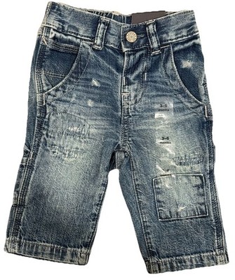 Gap Denim Baby Jean My First Straight Pants Bottoms Sz 3-6 Months Button Closure