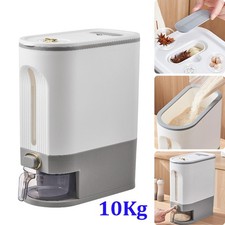 10KG Large Kitchen Rice Dispenser Container Cereal Box Dry Grain Storage Food