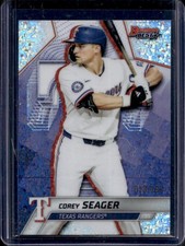 2025 Bowman's Best Corey Seager Mini Diamond Refractor #/299 Rangers
