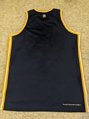 【希少】HARLEM platinum fubu フブ スタジャン XXL Harlem Globetrotters Platinum FUBU XXL Jersey Vintage