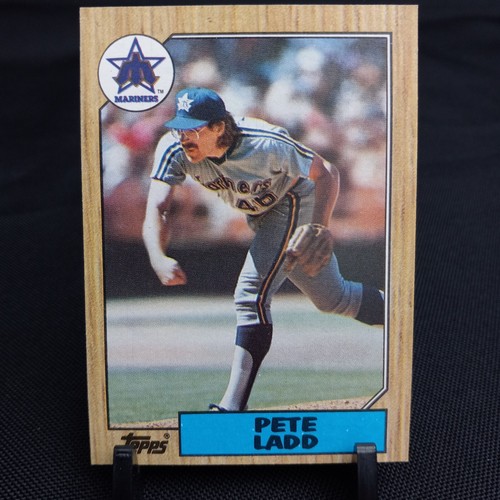 1987 Topps Baseball Cards Pete Ladd Seattle Mariners #572 (1A557)