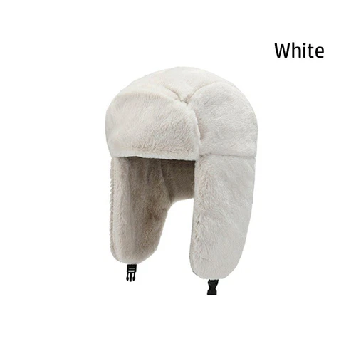 Trapper Windproof Thick Plush Winter Hat Russian Ushanka Snow Caps Bomber Hat - Picture 24 of 24