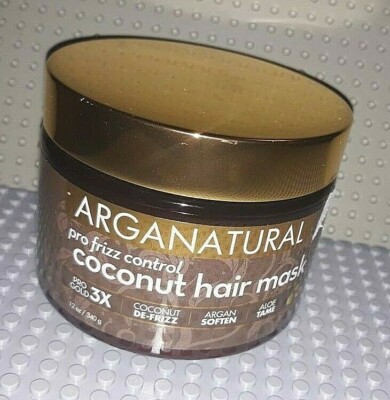 ARGANATURAL Pro Frizz Control Coconut Haarmaske 340ML