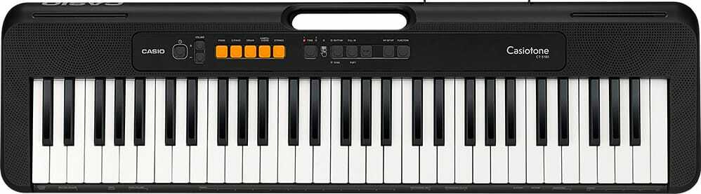 Tastiera musicale 61 Tasti Casio Pianola Altoparlanti USB Jack DC-in CTS-100BK