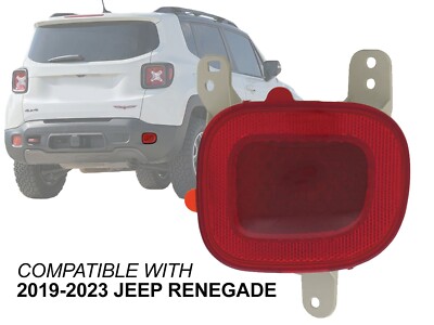 For Rear Bumper Reflector 2019 - 2023 Jeep Renegade Passenger Side 68489469AA