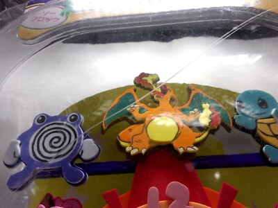 Large Pokemon Foam Clock - Vintage Table Top Seesaw Type Model No