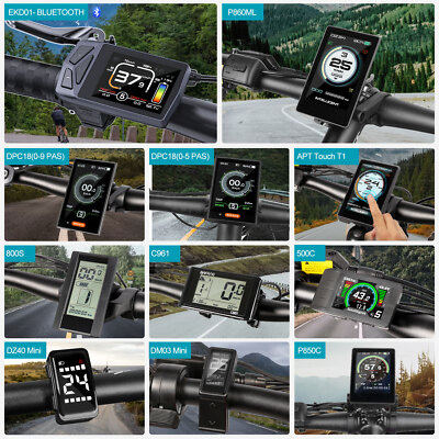 Display UART Protocol For Bafang Mid Motor BBS01 BBS02 BBS-HD Speedometer 5 Pins