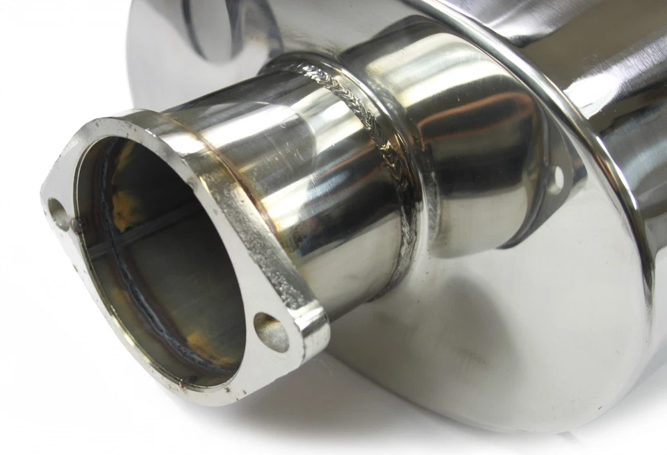 3,5" / 89mm las Válvulas de Escape Silenciador Plegado Con Solapa Escape, - Imagen 4 de 4