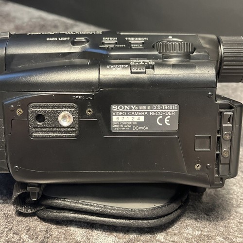 Sony Handycam CCD-TR401E PAL 8mm Video 8 Camcorder With Carry Case - Picture 16 of 24