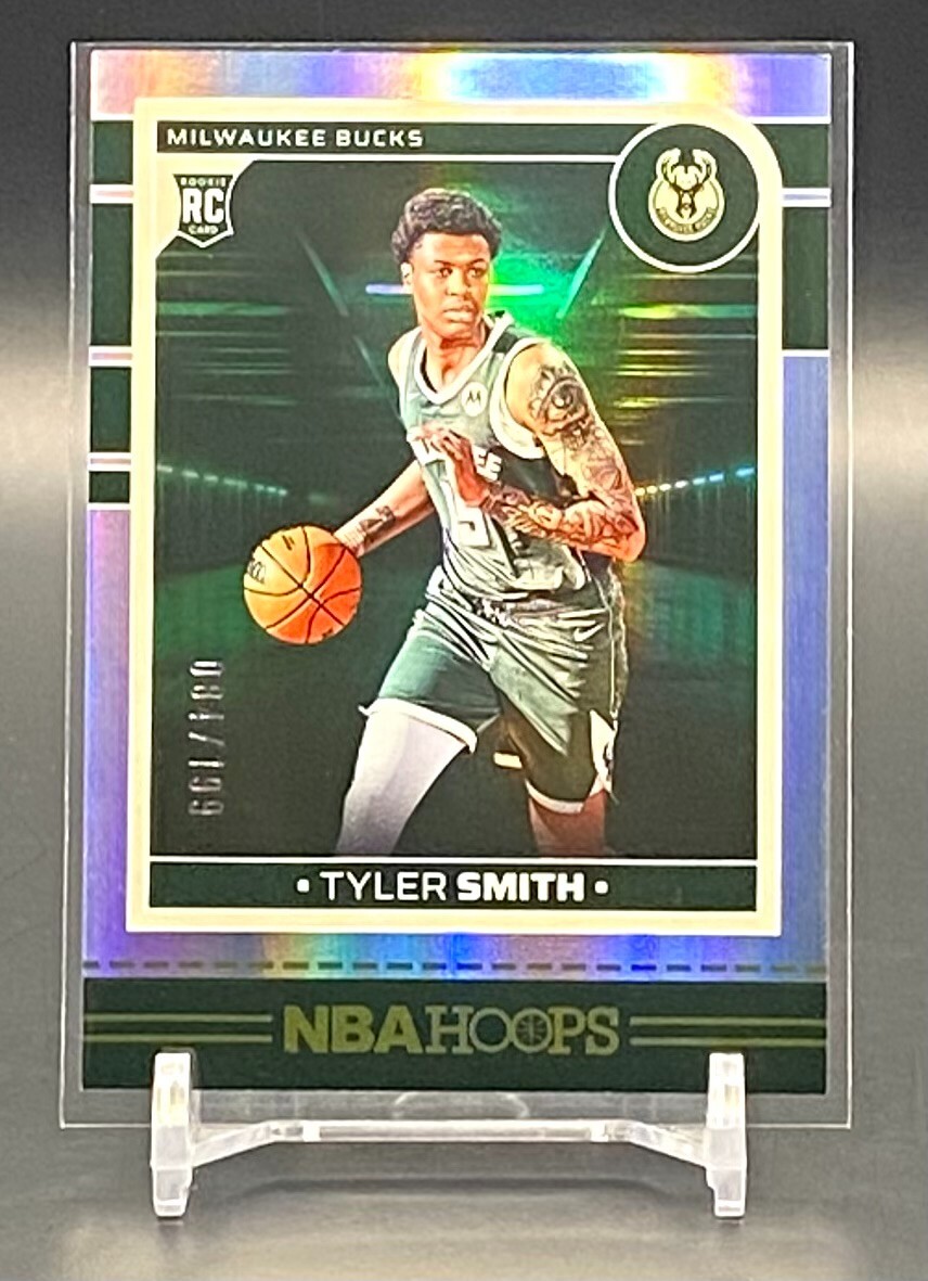 2024-25 Panini NBA Hoops Tyler Smith Rookie #263 Premium Box Set #/199 Bucks RC
