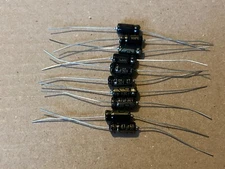 Axial Electrolytic Capacitor, 47uF, 50V - Lot of 10