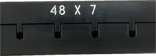 Prensa de molde de cigarros de plástico de alta resistencia nueva 7 X 48 numerada individualmente - Imagen 6 de 10