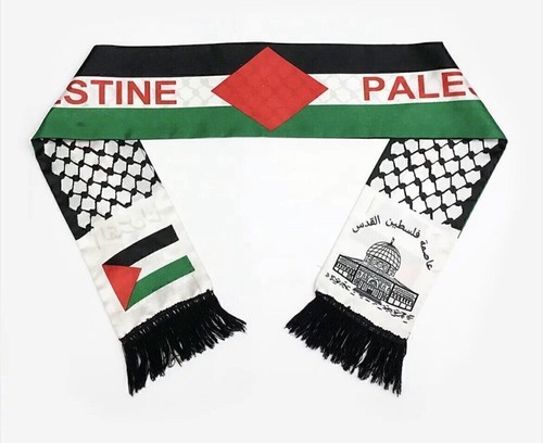 1-10pcs Palestine Flag Scarf KEFFIYEH Jerusalem FREE Gaza AQSA Islamic Gift LOT - Picture 3 of 13