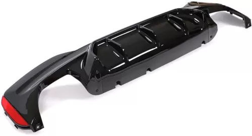 Difusor trasero estilo M5 para BMW G30 serie 5 17-23 con parachoques negro brillante deportivo M - Imagen 9 de 12