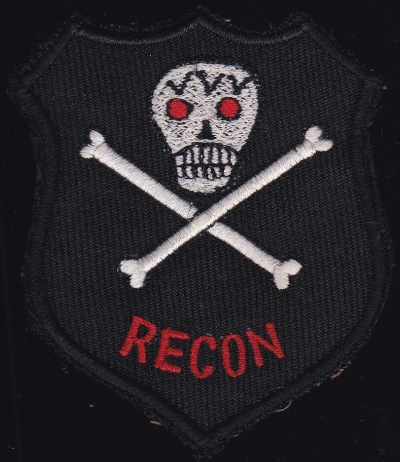 US Army Special Forces Recon Team Death Skull Vietnam War Patch AA