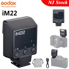 US Godox iM22 Mini Camera Flash Speedlite Built-in Battery for Canon Nikon Sony