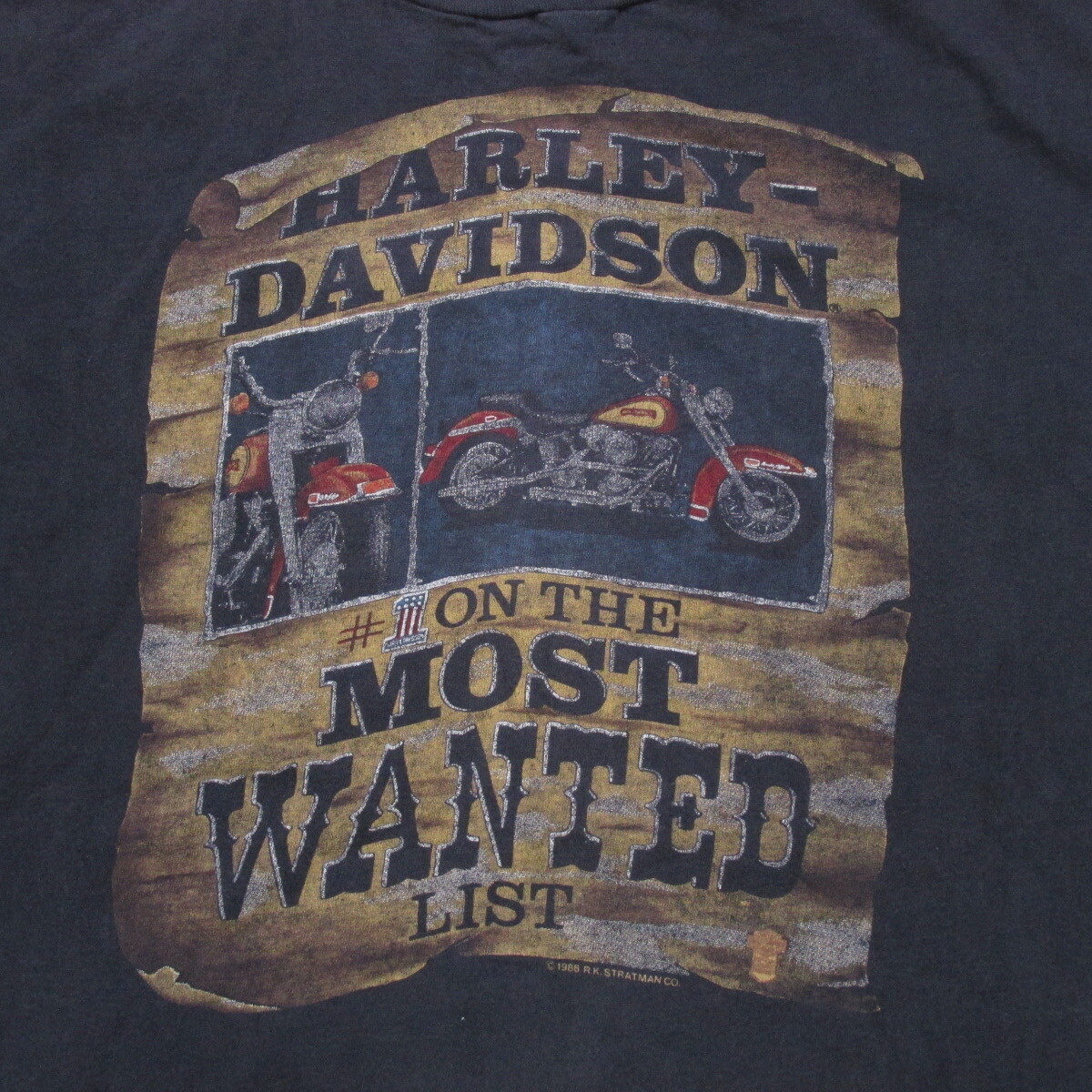 Rare VTG HARLEY DAVIDSON 1 On The Most Wanted List 1… Gem