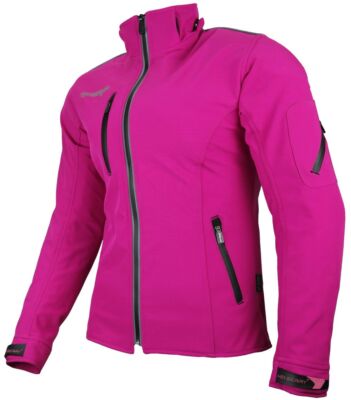 Heyberry Damen Soft Shell Jacke Motorradjacke Textil Pink Gr. XXL / 44