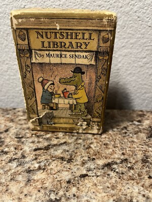 Vin 1962 Nutshell Library By M.Sendak Set Of Mini Books Dust Cov 1 Bk Written In