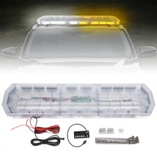 48 Inch 88 LEDs Strobe Light Bar Emergency Warn Beacon Tow Truck Response Amber