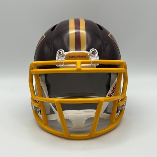 Washington Commanders CUSTOM Maroon Mini Football Helmet - Picture 2 of 3