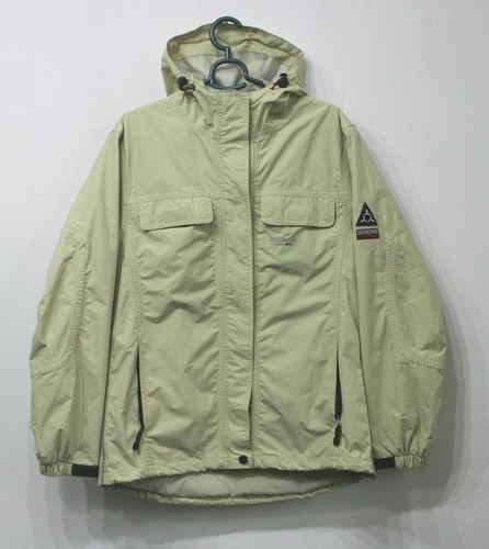DIDRIKSONS Vintage Beige Jacket Hooded Womens Outdoor Military Size 36 UK 8 / 10 - Picture 6 of 12