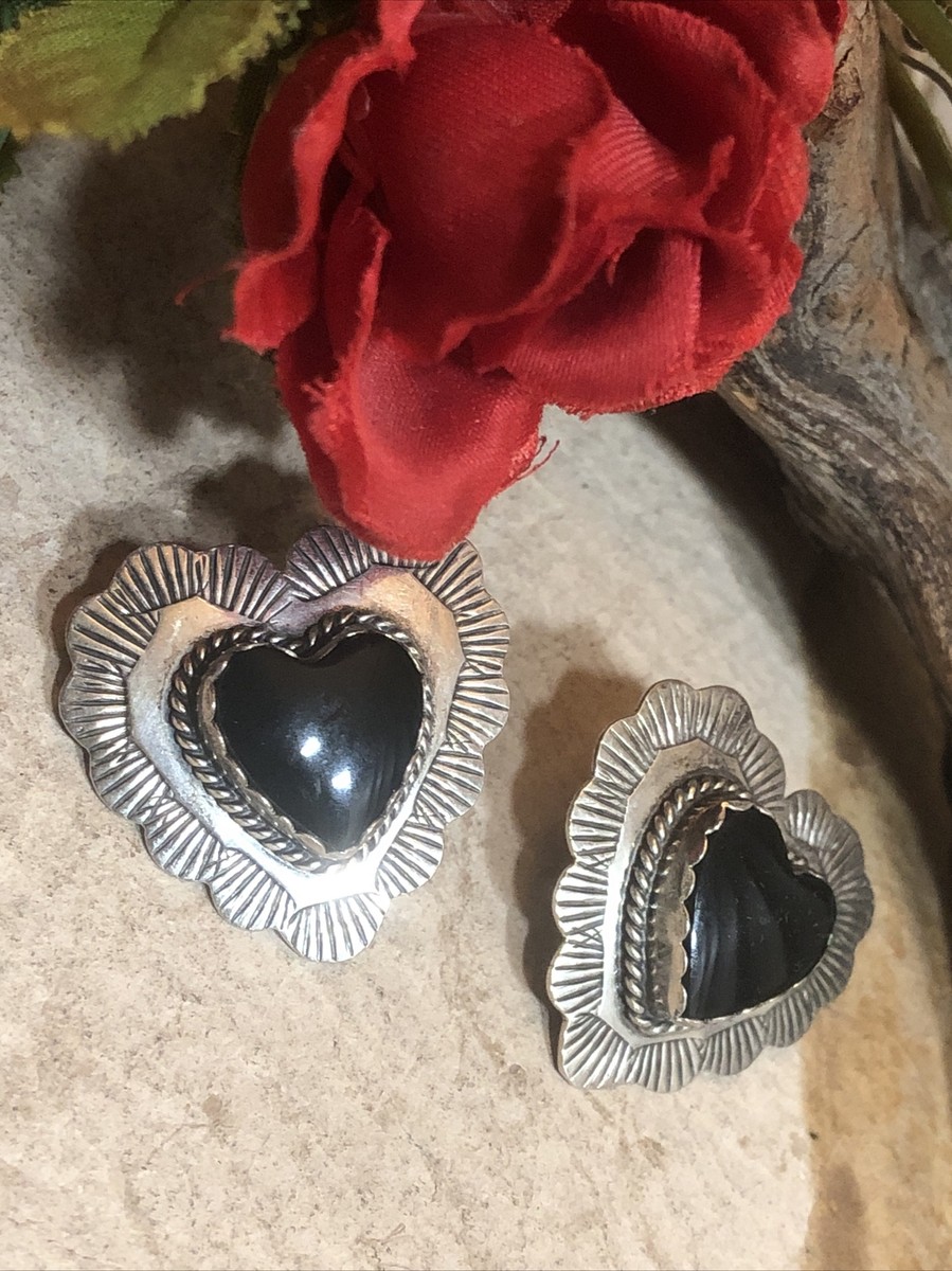 ヘアアクセサリー HUMAN MADE Heart Silver Earrings \"Black Buy Human Made Heart Earring 'Black' - HM27GD065 BLAC | GOAT