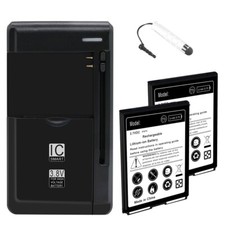 High-Performance 2x 1800mAh Spare Battery Charger for ZTE Cymbal-G LTE Z232TL