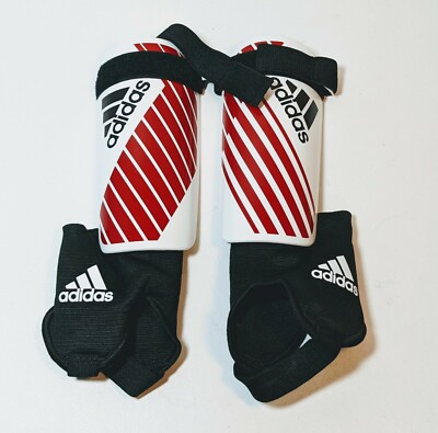 Adidas Shin Guard Sport Protection Gear Youth Junior Style Size S 3'3