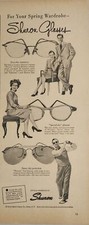 1947 Print Ad Shuron Glasses Men & Ladies Wea...