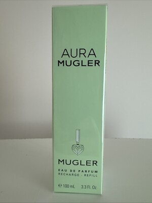 Mugler AURA Refill/Recharge Eau de PARFUM 3.3oz/100ml NEW & SEALED
