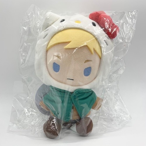 Attack on Titan x Sanrio Erwin Smith Hello Kitty Plush Doll Munyugurumi S 26cm eBay