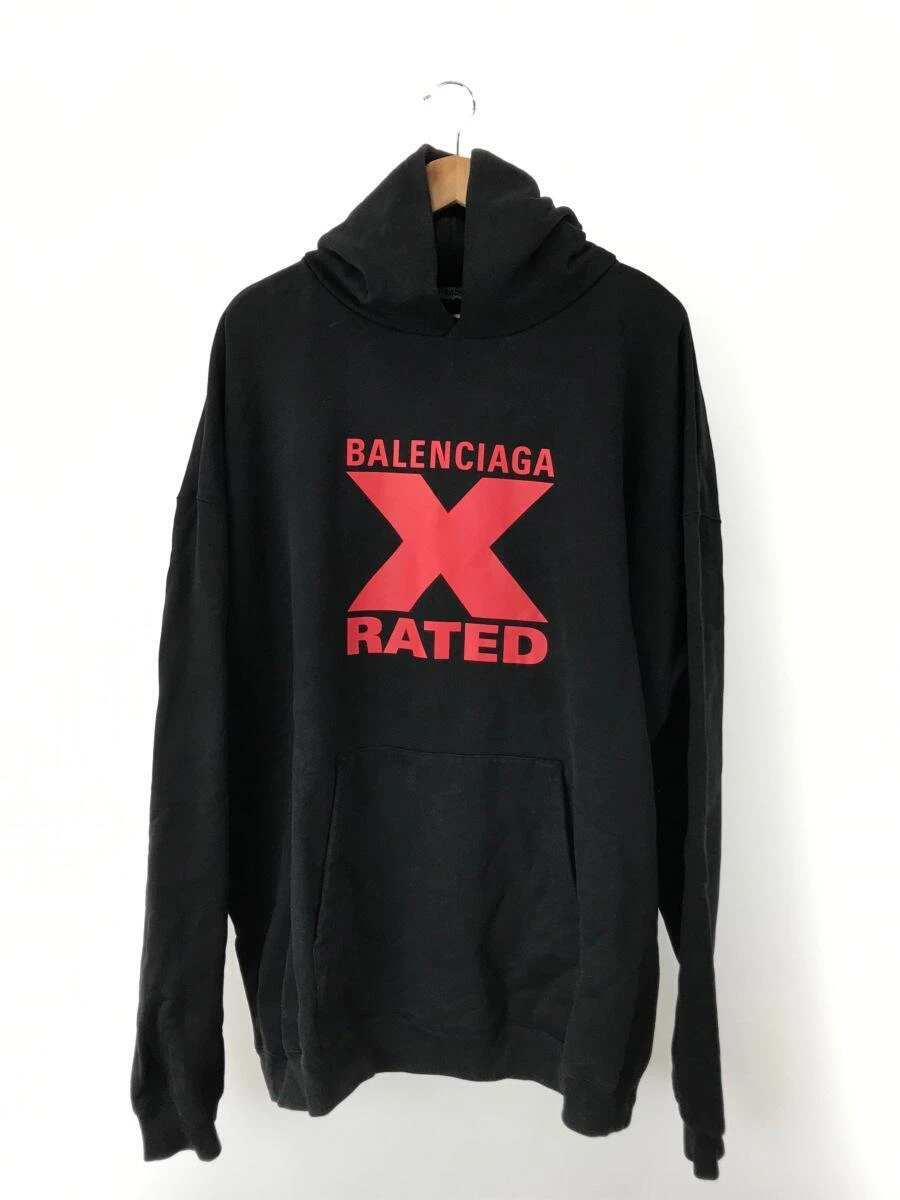 BALENCIAGA 20SS X RATED hoodie XS black cotton eBay