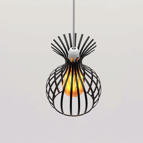 Deckenlampenschirm Geometrisch Pendellampenschirm Lampe Industrial Käfig Vintage LED - Bild 29 von 48