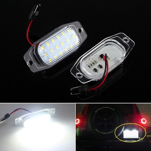 2x White 18-SMD LED License Plate Lights For 1991-1997 Toyota Land Cruiser FJ80 - Bild 1 von 16