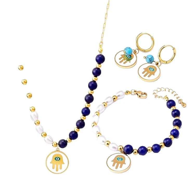 Joyería de moda de titanio perla