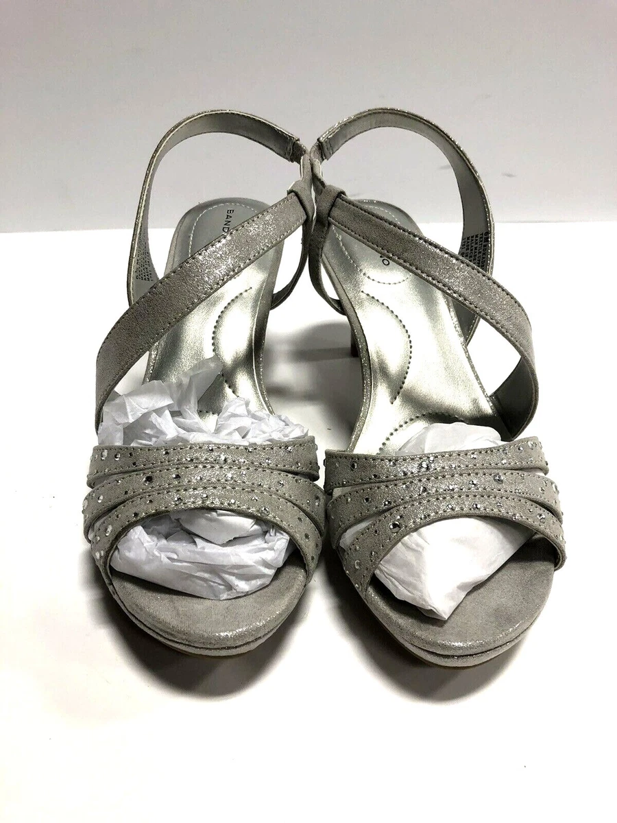 Bandolino silver hotsell sandals