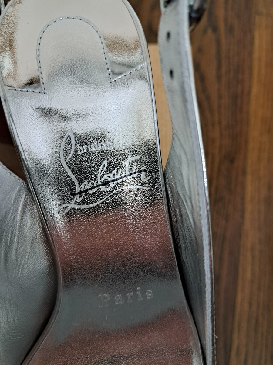 Christian Louboutin Women's So Jane 55 Leather Silver