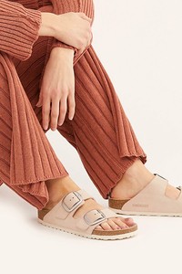 birkenstock arizona big buckle light rose