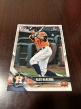 2018 1st Bowman Draft Alex McKenna RC Houston Astros #BD-99 *Mint* Qty