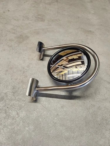 Clamp On Side View Mirror, PAIR, Convex, 1.5" Tube