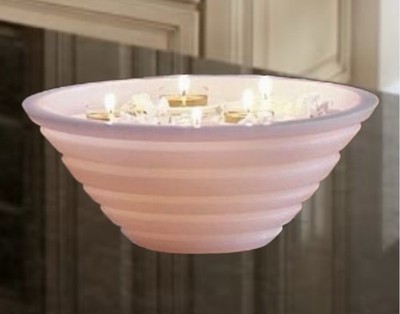 PARTYLITE CIRCLE OF LIGHT WAX BOWL & 5 FLOATINGS DISCS L2110 - NIB