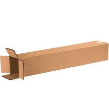 15 Shipping Boxes 6" x 6" x 36", Double Wall, Kraft
