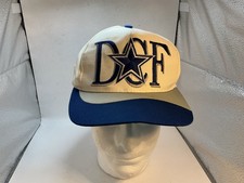 VTG 90s Dallas Cowboys Snapback Hat Cap NFL Blue Grey Brim
