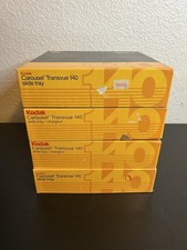 4 Kodak Carousel Transvue 140 Slide Projector Trays Original Boxes  Manuals
