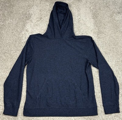 Outdoor Voices Cloudknit Hoodie Men s Large Blue Performance Stretch Sweatshirt