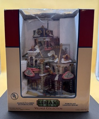 2004 LEMAX WILLIAMSON'S GARDEN SHOPPE 45014 VILLAGE COLLECTION LIGHTED HOUSE
