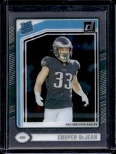 2024 Panini Clearly Donruss Cooper DeJean Rated Rookie #72 Eagles
